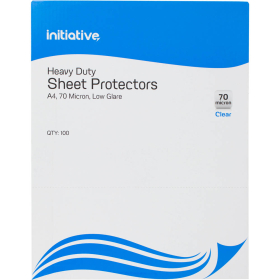 Initiative Sheet Protector A4 copy safe 70 micron box 100 #ISPHD