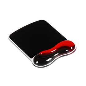 Kensington duo gel mouse pad black/red #K62402