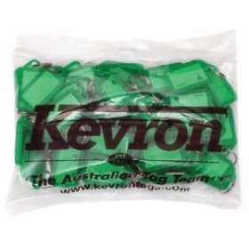 Kevron ID5 keytags green pack 50 #KEYTAGGR
