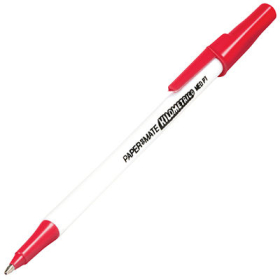Papermate kilometrico ballpoint pens medium 1.0mm red #KMR