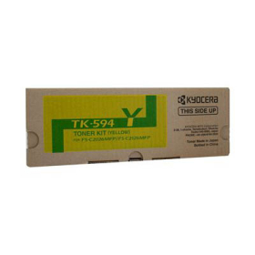 Kyocera tk594 laser toner cartridge yellow #KTK594Y