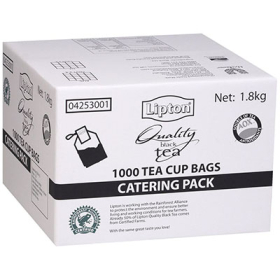 Lipton teabags with tag and string box 1000 #LTB1000
