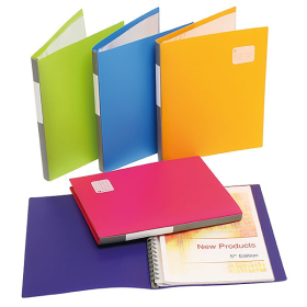 Marbig pro series display book refillable A4 summer colours #M2002699A