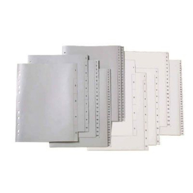 Marbig divider pp A4 1-12 tab white #M35031