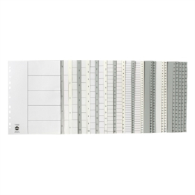 Marbig dividers pp A4 1-20 tab white #M35131