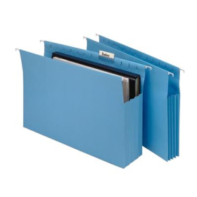 Marbig expanding suspension files foolscap blue box 20 #M8300001