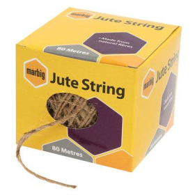 Marbig jute string brown 80m #M845801