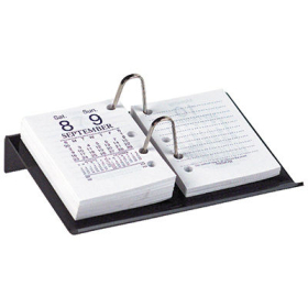 Marbig desk calendar stand side open acrylic #M8606120