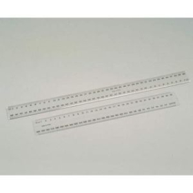 Marbig plastic ruler 40cm clear #M975186