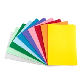 Manilla folders foolscap assorted colour pack 20 #MFC20
