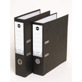 Marbig lever arch file paper spine A4 black #MLAA4