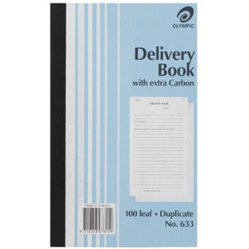 Olympic 633 delivery book carbon duplicate 200 x 125mm 100 leaf #O633