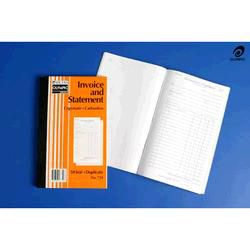 Olympic 724 invoice and statement book carbonless duplicate 200 x 125mm 50 leaf #O724