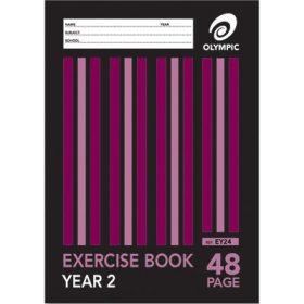 Exercise book A4 48 page year 2 #EBA4Y2