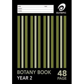 Botany book A4 48 page 18mm year 2 qld ruling #BOTA4Y2