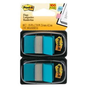 Post-it flags bright blue twin pack 100 #P680BB