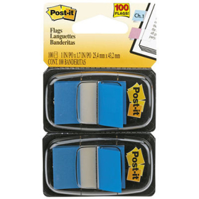 Post-it flags blue twin pack 100 #P680BL