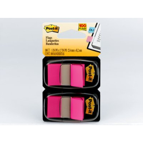 Post-it flags bright pink twin pack 100 #P680BP