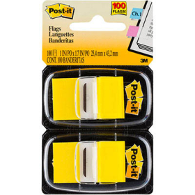 Post-it flags yellow twin pack 100 #P680Y
