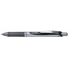 Pentel energel retractable gel ink pen fine 0.7mm black #PBL77B