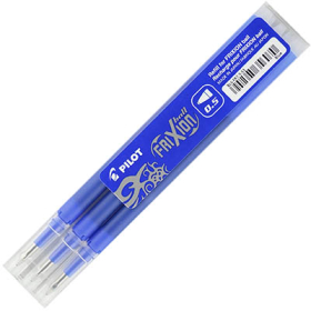 Pilot frixion pen refill 0.7mm blue pack 3 #PFREFBL