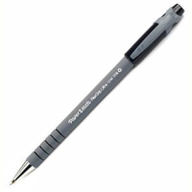 Papermate flexgrip ultra capped ballpoint pen medium 1.0mm black #PFUMB