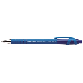 Papermate flexgrip ultra retractable ballpoint pen medium 1.0mm blue #PFURMBL