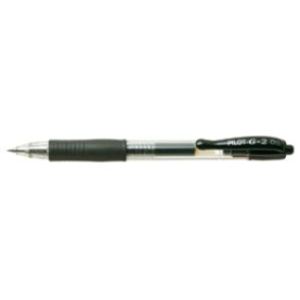 Pilot g2-5 retractable gel ink pen extra fine 0.5mm black #PG25B