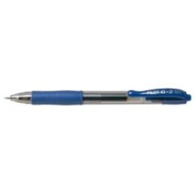 Pilot g2-7 retractable gel ink pen fine 0.7mm blue #PG27BL