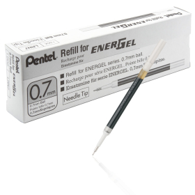 Pentel gel ink refill 0.7mm black #PLR7B