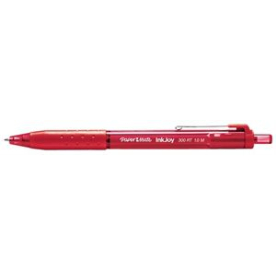 Papermate inkjoy 300 retractable ballpoint pen medium 1.0mm red #PMIJ300R