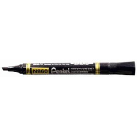 Pentel permanent marker chisel point 1.5-4.5mm black #PN860B