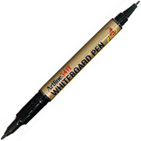 Artline whiteboard marker twin tip black #A541TB