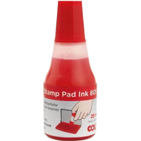 Colop 801 stamp pad ink 25ml red #C801R