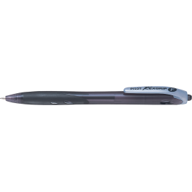 Pilot rex grip retractable ballpoint pen fine 0.7mm black #PRGFB
