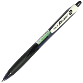 Pilot rex grip retractable ballpoint pen medium 1.0mm black #PRGMB