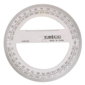 Celco protractor 360 degrees 100mm #PRO1036