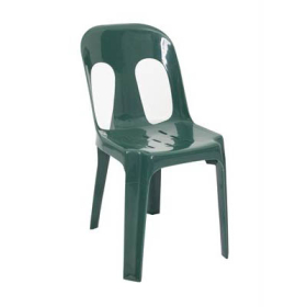 Pipee plastic stacking chair green #RLPIPEEGN