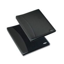 Rexel soft touch smooth display book 36 pocket black #R2101189