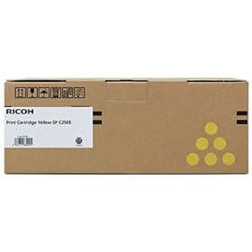 Ricoh 407550 laser toner cartridge yellow #R250Y