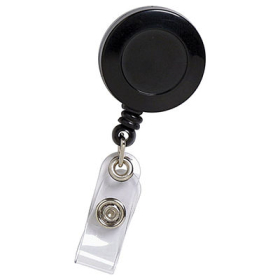 Rexel retractable id card holder with strap black #R9800002