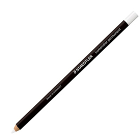 Staedtler 108 20-0 lumocolor permanent glasochrom pencils white #S10820W
