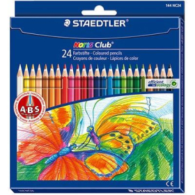 Staedtler 185 c24 noris coloured pencils assorted box 24 #S144NC24