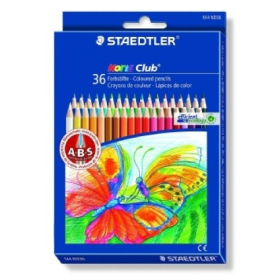 Staedtler 185 c36 noris coloured pencils assorted box 36 #S144NC36