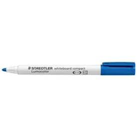 Staedtler lumocolor whiteboard compact marker bullet point 1.2mm blue #S341BL