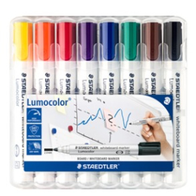 Staedtler lumocolor whiteboard marker bullet point 2.0mm wallet 8 #S351WP8