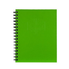 Spirax hard cover notebook A5 200pages green #S511G