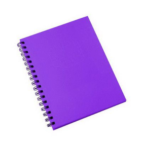 Spirax hard cover notebook A5 200 page purple #S511PR