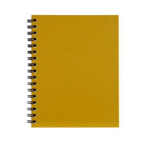 Spirax hard cover notebook A5 200 pages yellow #S511Y