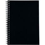 Spirax hard cover notebook A4 200 page black #S512B